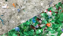 PET Bottle Flake recycled materials
