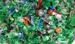 PET Bottle Flake recycled materials